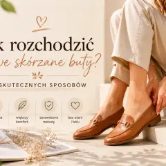Eleganckie, brązowe, skórzane mokasyny, które mogą być na początku niewygodne. Poradnik podpowiada, jak je rozchodzić, by cieszyć się komfortem.