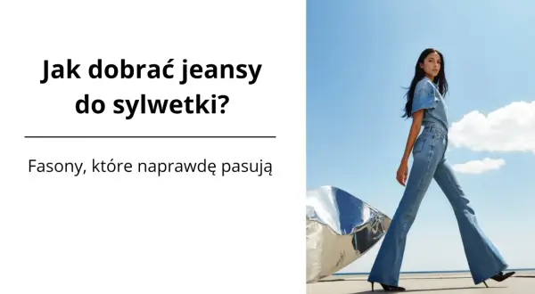 Modelka w dzwonach prezentuje idealne stylizacje z jeansami. Jak dobrać jeansy do sylwetki?