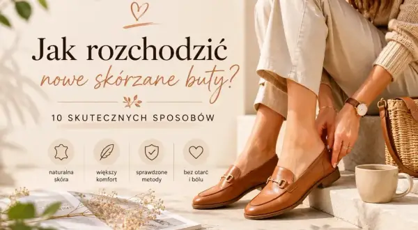 Eleganckie, brązowe, skórzane mokasyny, które mogą być na początku niewygodne. Poradnik podpowiada, jak je rozchodzić, by cieszyć się komfortem.