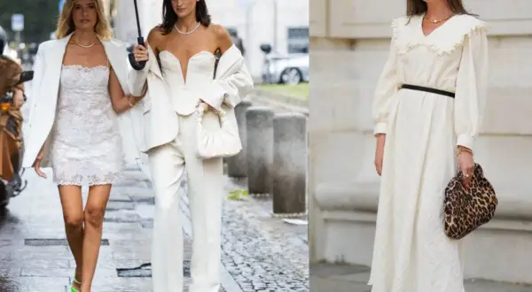 Kobieca inspiracja: jakie buty do białej sukienki? Neonowe szpilki i eleganckie baleriny do białych stylizacji.