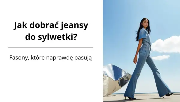 Modelka w dzwonach prezentuje idealne stylizacje z jeansami. Jak dobrać jeansy do sylwetki?